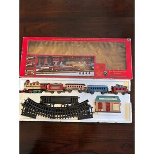 A Wonderful Holiday Bedford Falls Express Train-Tested Working Has Noise Lights